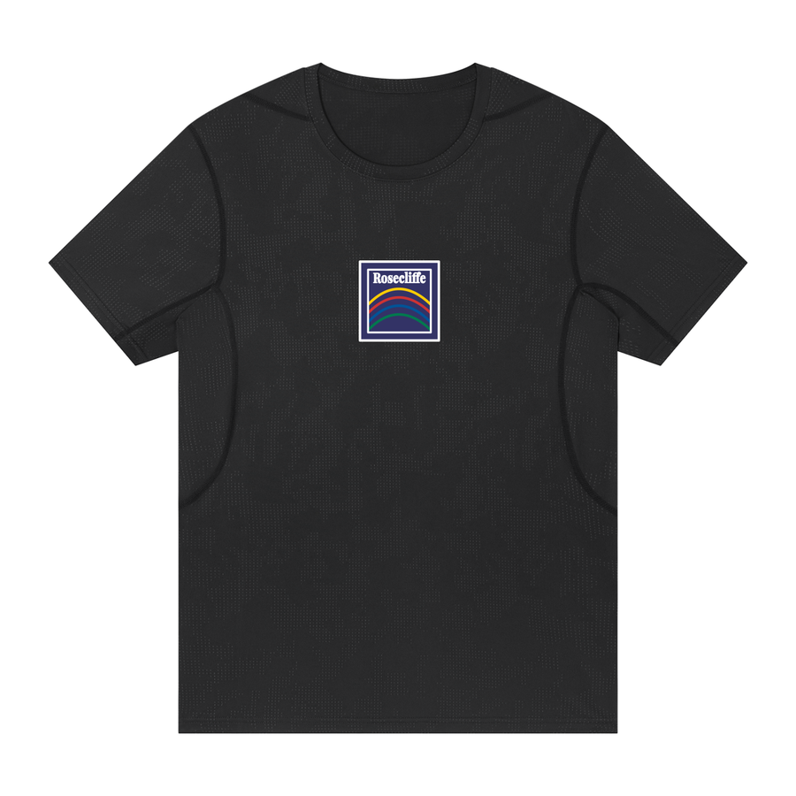 Rosecliffe Men's Jacquard Logo Running Top - ODMPOD - Black - 3XL - 260629PODRZ5625#005