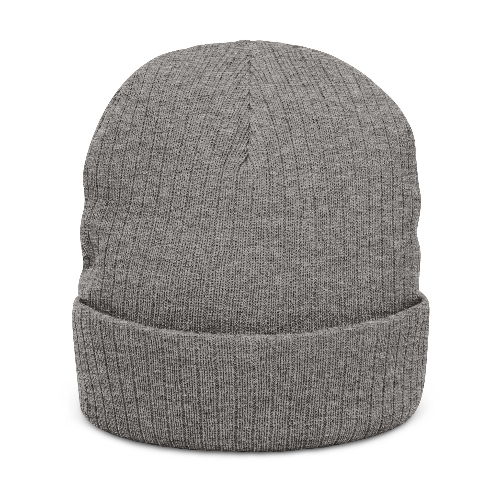 Rosecliffe Winter Ribbed Knit Embroidered Beanie