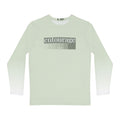 Rosecliffe Entourage Graphic Long Sleeve Shirt Men's Sage Mint Green Ombre Tee