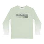 Rosecliffe Entourage Graphic Long Sleeve Shirt Men's Sage Mint Green Ombre Tee