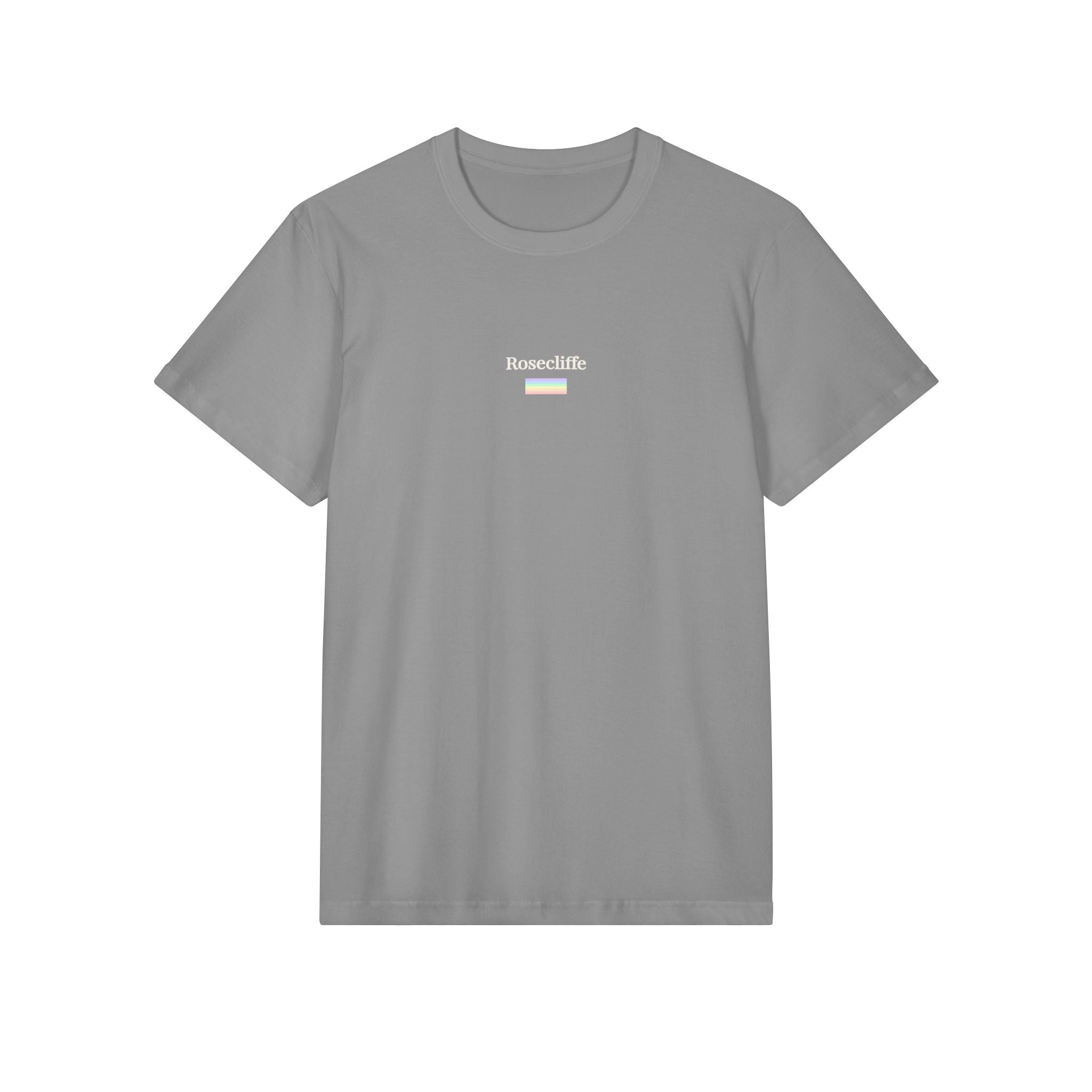 Rosecliffe Men's Logo Tee  Dark Navy Blue Crew Neck Short Sleeve
