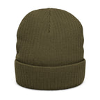 Rosecliffe Winter Ribbed Knit Embroidered Beanie