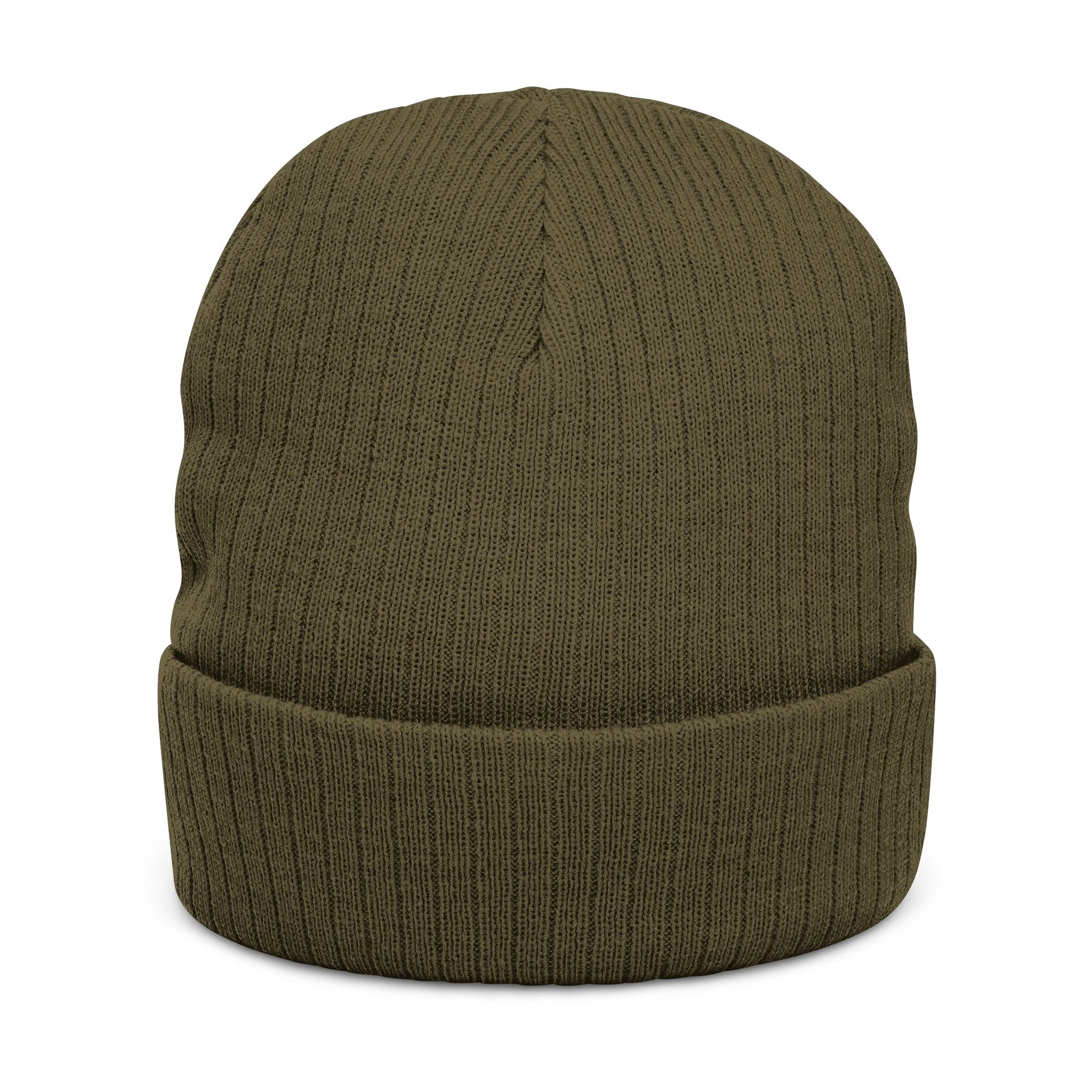 Rosecliffe Winter Ribbed Knit Embroidered Beanie