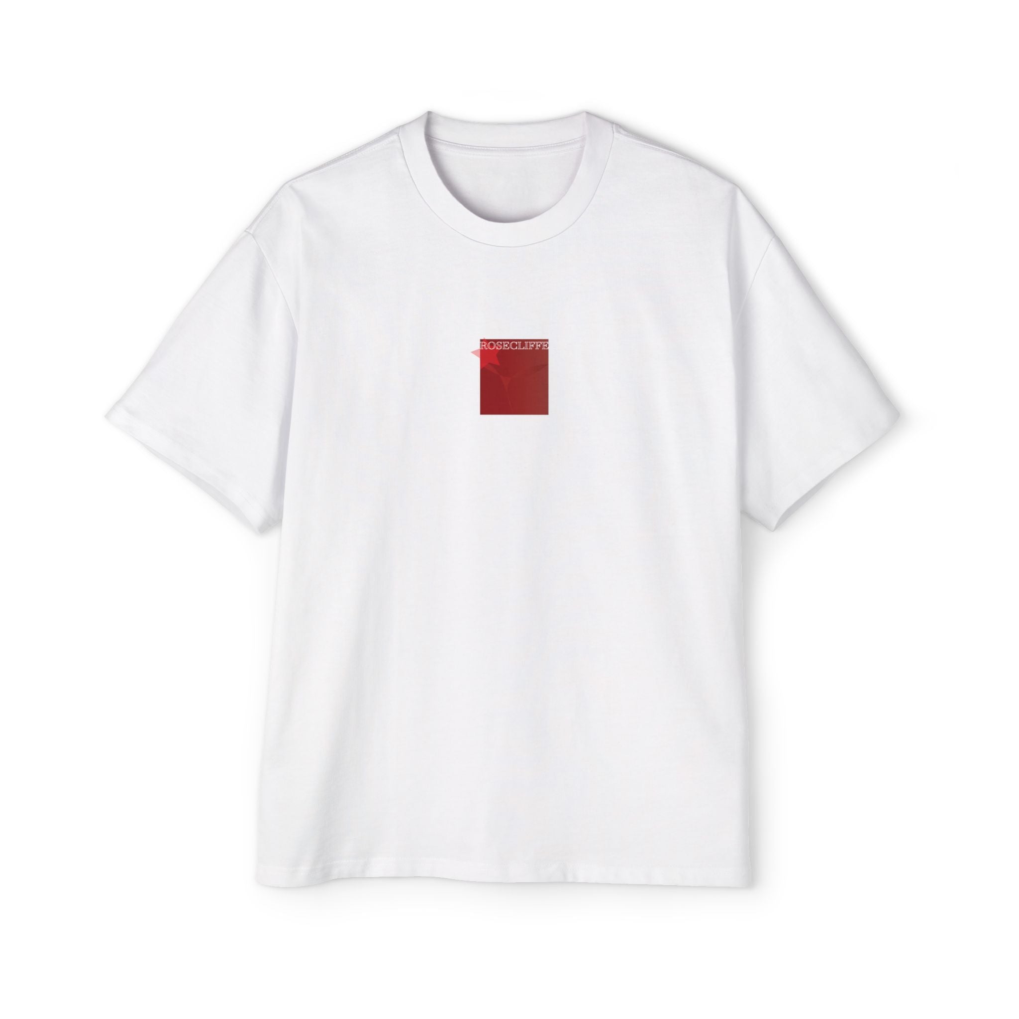 Rosecliffe Men's Graphic Tee Size Off-White Beige Crew Neck Short Sleeve