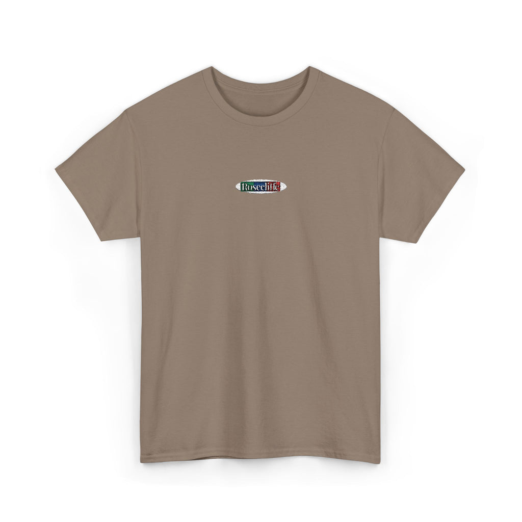 Rosecliffe Men's Graphic Tee Olive Streetwear Casual T-Shirt Short Sleeve