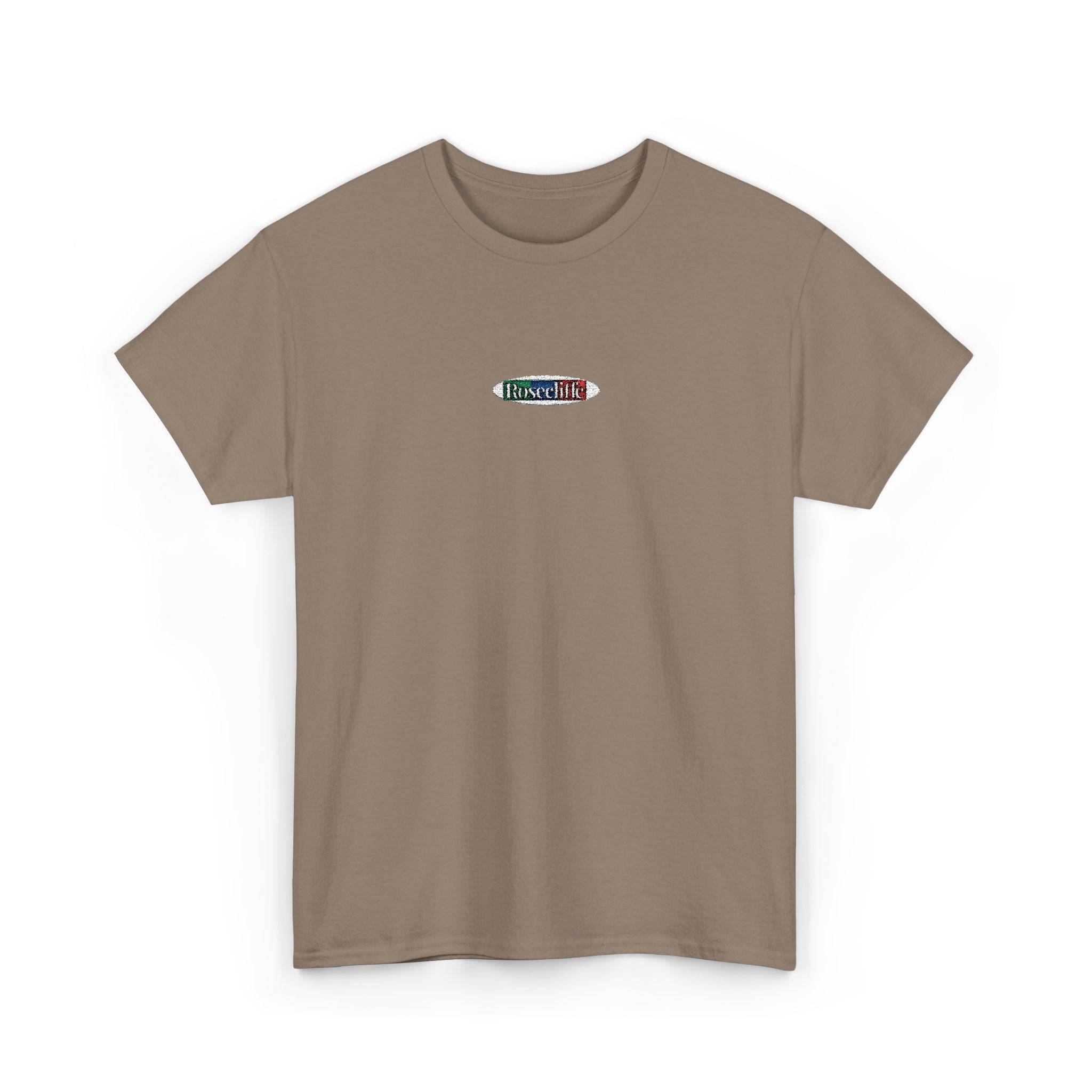 Rosecliffe Men's Graphic Tee Olive Streetwear Casual T-Shirt Short Sleeve