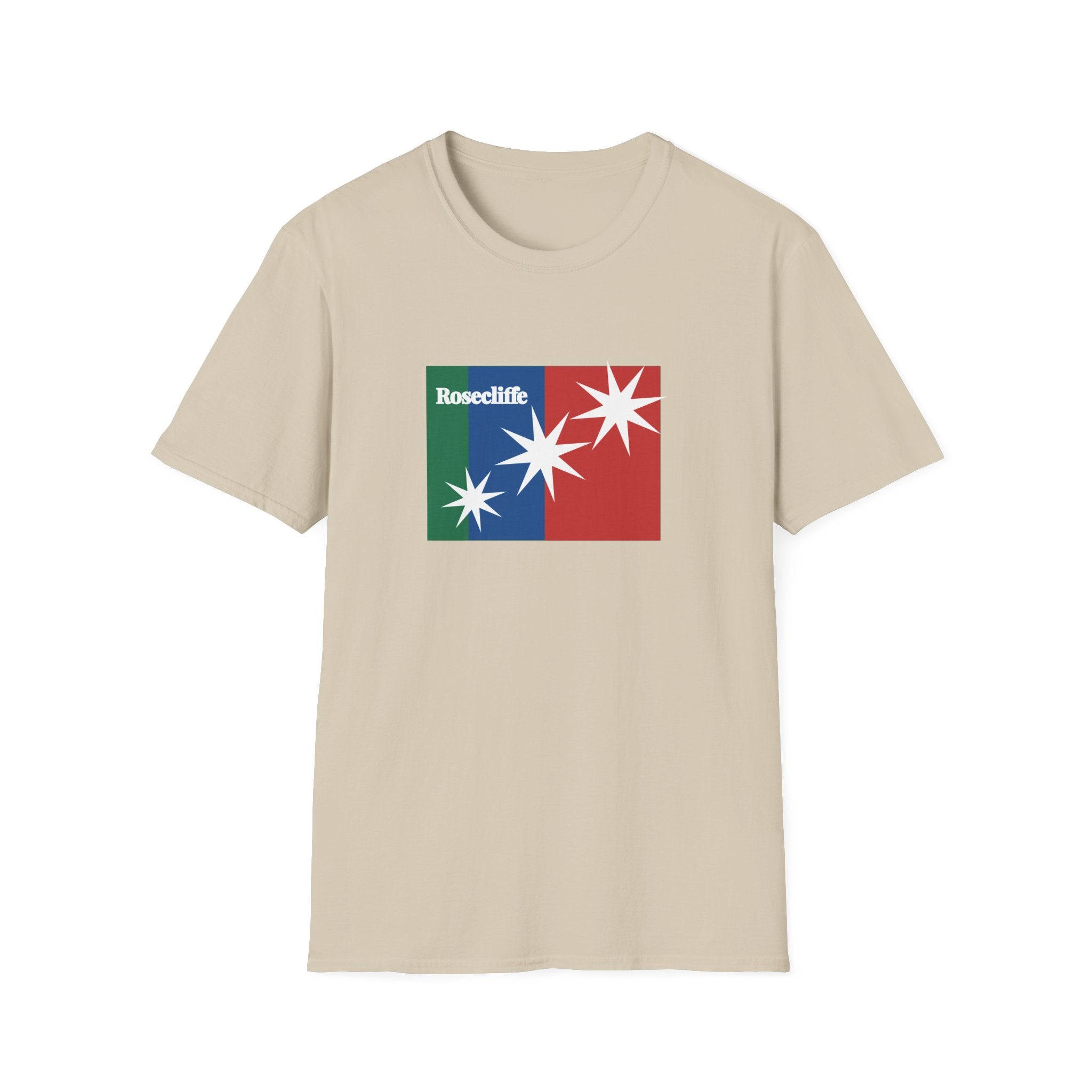 Rosecliffe Graphic T-Shirt - Sand/Beige Retro Streetwear Men's Tee