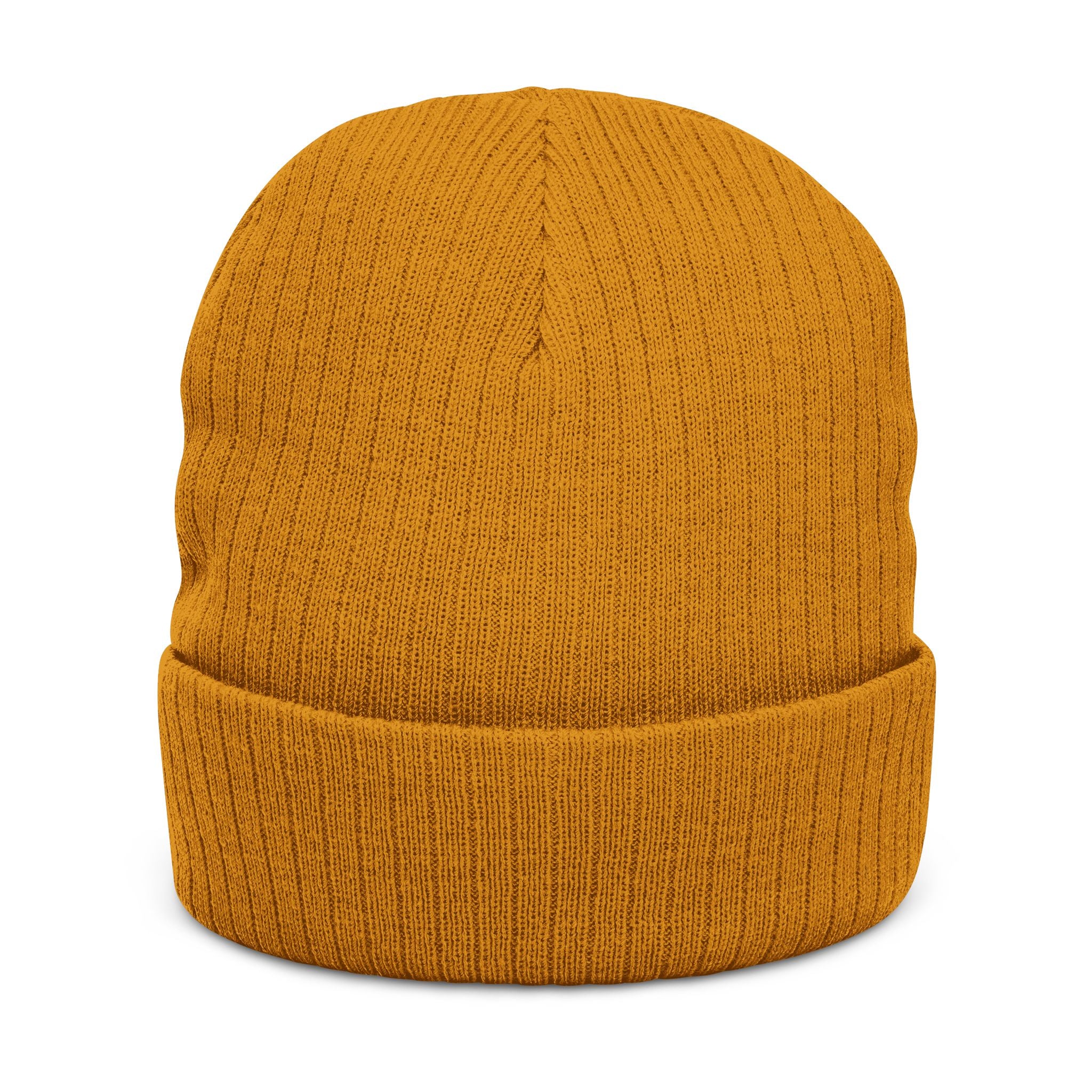 Rosecliffe Winter Ribbed Knit Embroidered Beanie