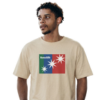 Rosecliffe Graphic T-Shirt - Sand/Beige Retro Streetwear Men's Tee