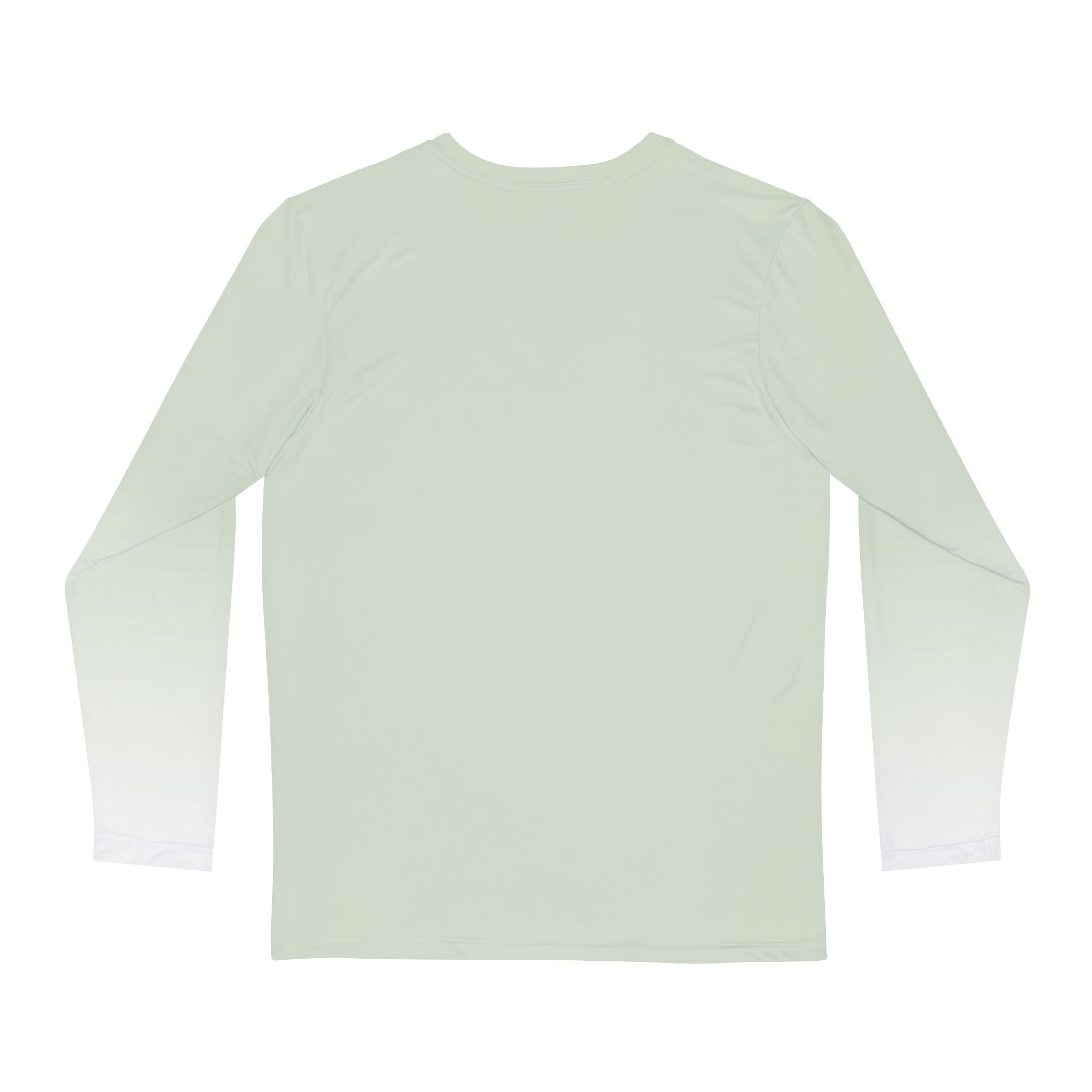Rosecliffe Entourage Graphic Long Sleeve Shirt Men's Sage Mint Green Ombre Tee