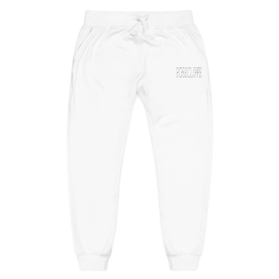 Rosecliffe Unisex Basic Sweatpants - Trousers - Printify - White - 2XL - 10836444098365029214