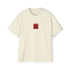 Rosecliffe Men's Graphic Tee Size Off-White Beige Crew Neck Short Sleeve