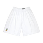 Rosecliffe Basic White Sports Shorts