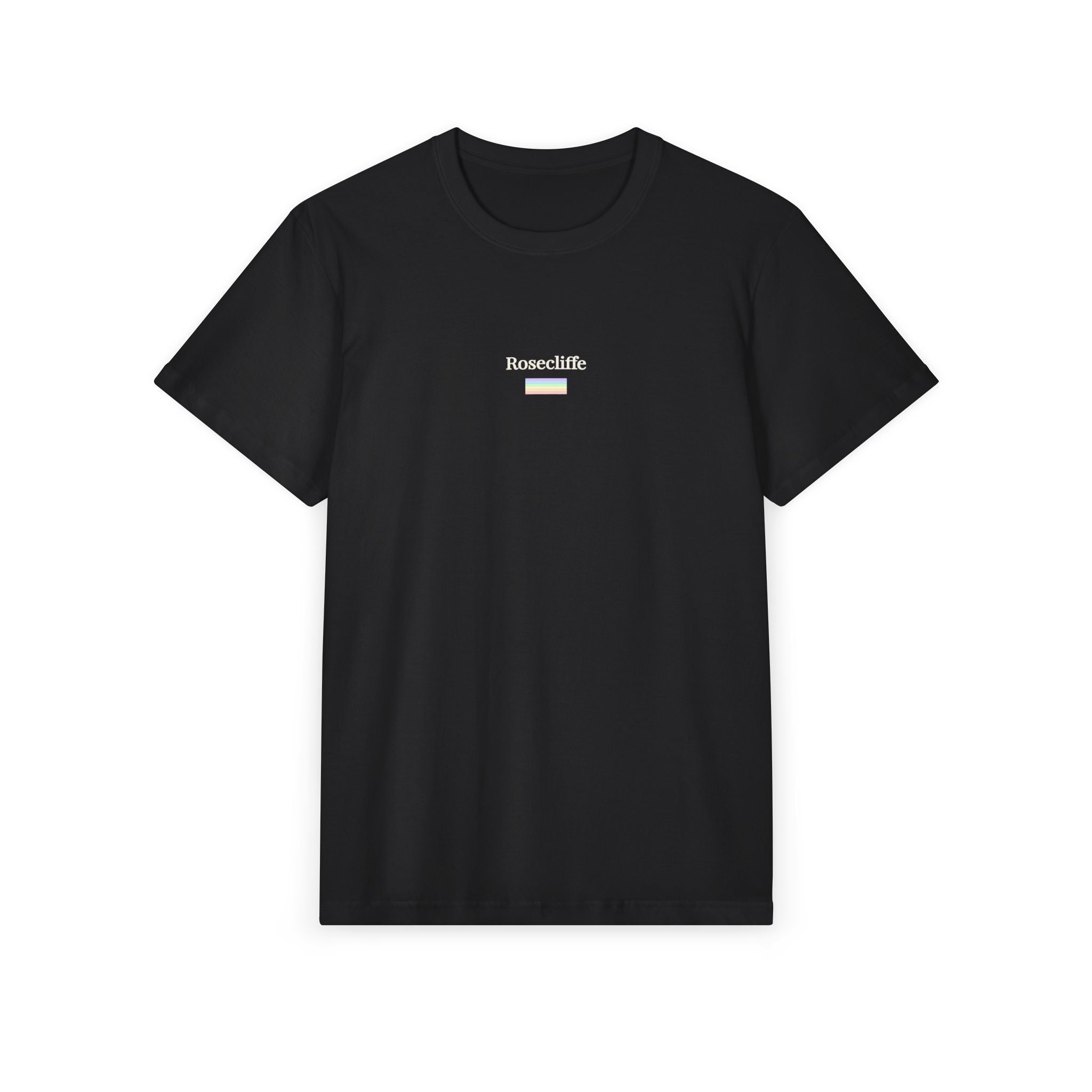 Rosecliffe Men's Logo Tee  Dark Navy Blue Crew Neck Short Sleeve