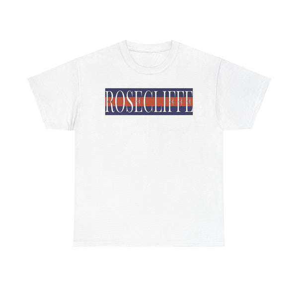 T-shirt unisexe Rosecliffe Streetwear à 3 bandes avec logo