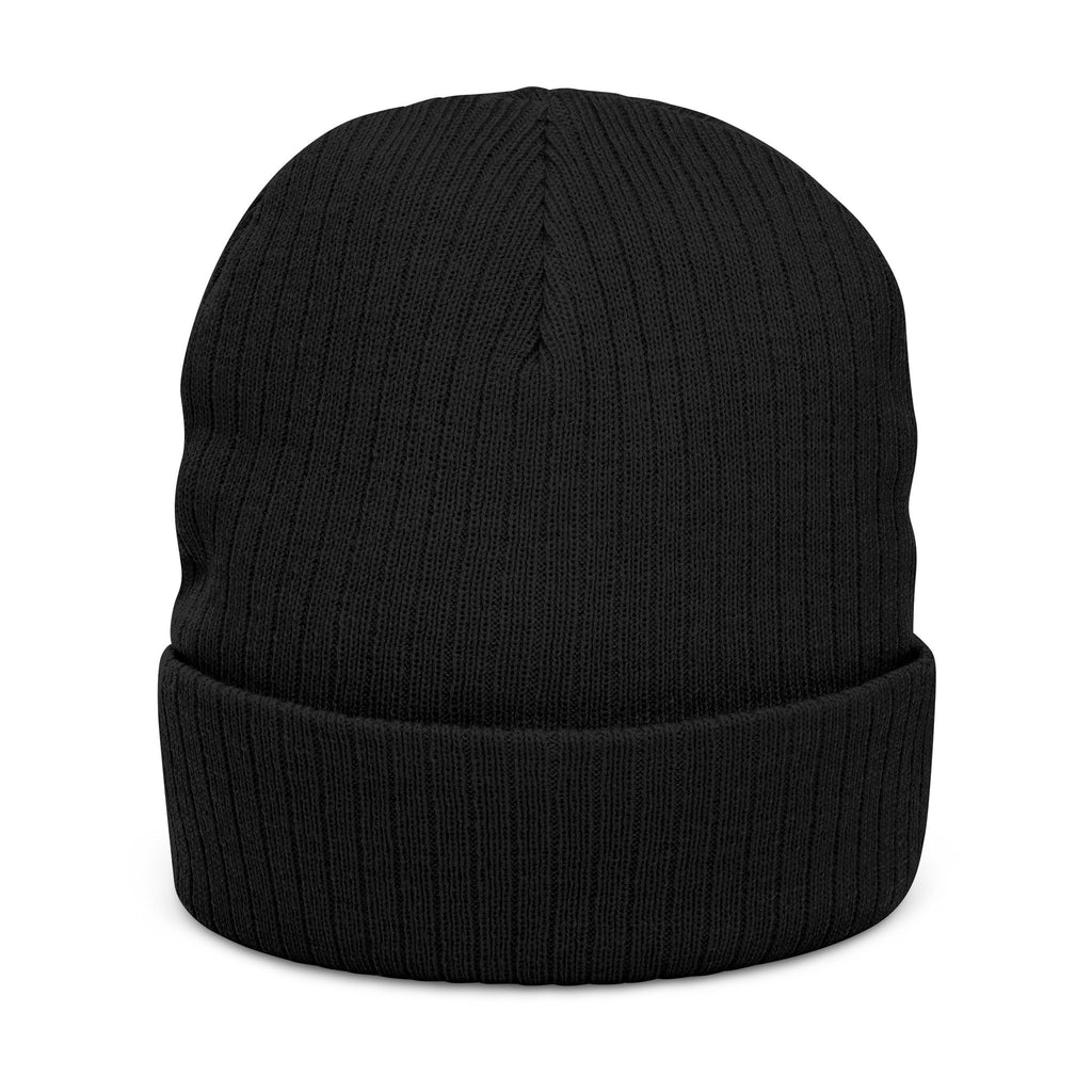 Rosecliffe Winter Ribbed Knit Embroidered Beanie