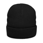 Rosecliffe Winter Ribbed Knit Embroidered Beanie